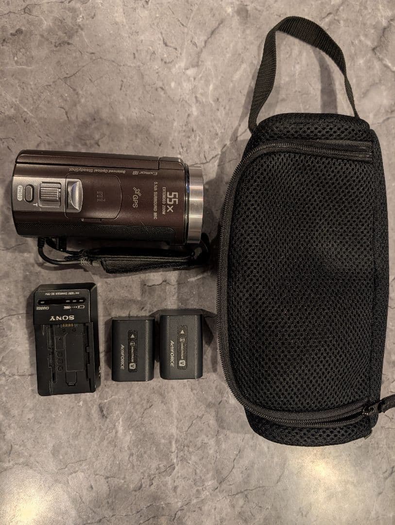 Sony ビデオカメラ HDR-CX430 バッテリー2個 NP-FV70、50