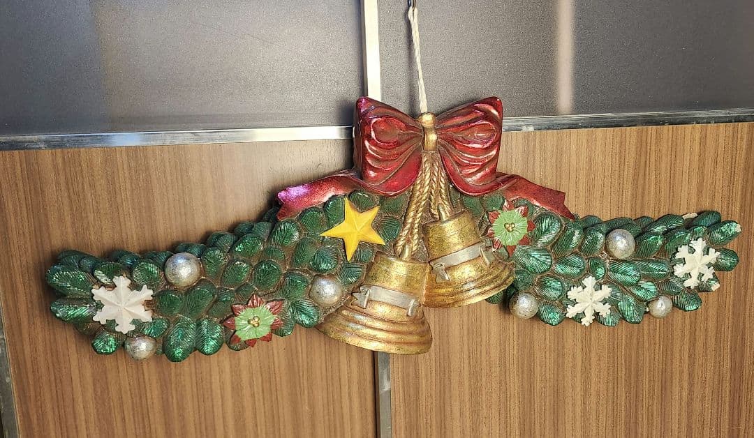 ヴィンテージ　U.S.A 1960年代　FRP クリスマスリース 幅110cm