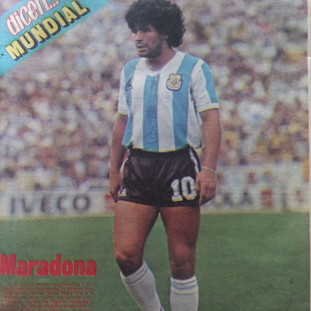FIFAW杯1982年　決勝 イタリアvs西ドイツ戦　チケット半券と新聞付き
