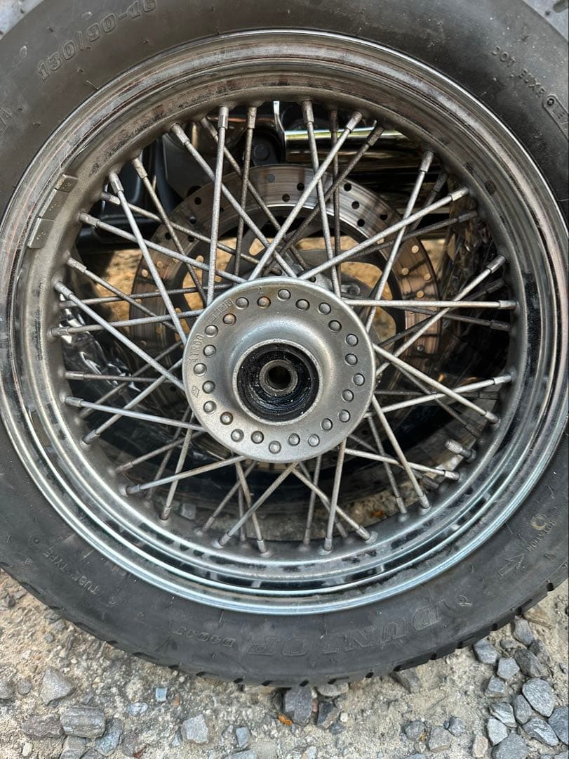 ドラッグスター400 16インチ　UNILLI タイヤホイールセット売り