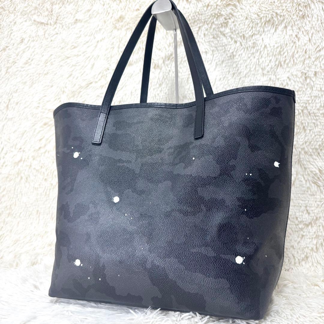 ジャンティバンティ トートバッグ MM ブラックカモ 迷彩 PVC 肩掛け A4