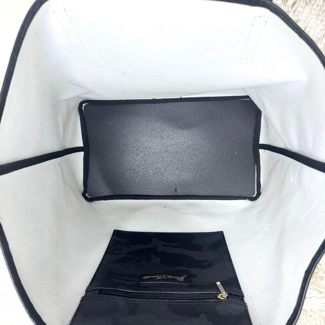 ジャンティバンティ トートバッグ MM ブラックカモ 迷彩 PVC 肩掛け A4