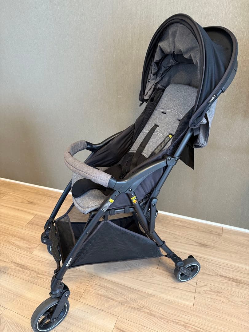 ピジョン ビングルBB2 B型ベビーカー チャコールグレー