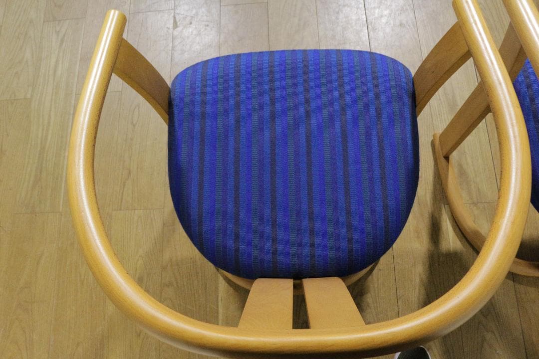 秋田木工　ラウンジチェア２脚セット