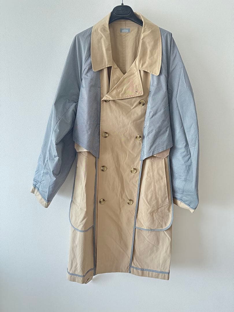 kolor BEACON 素材コンビ トレンチコート