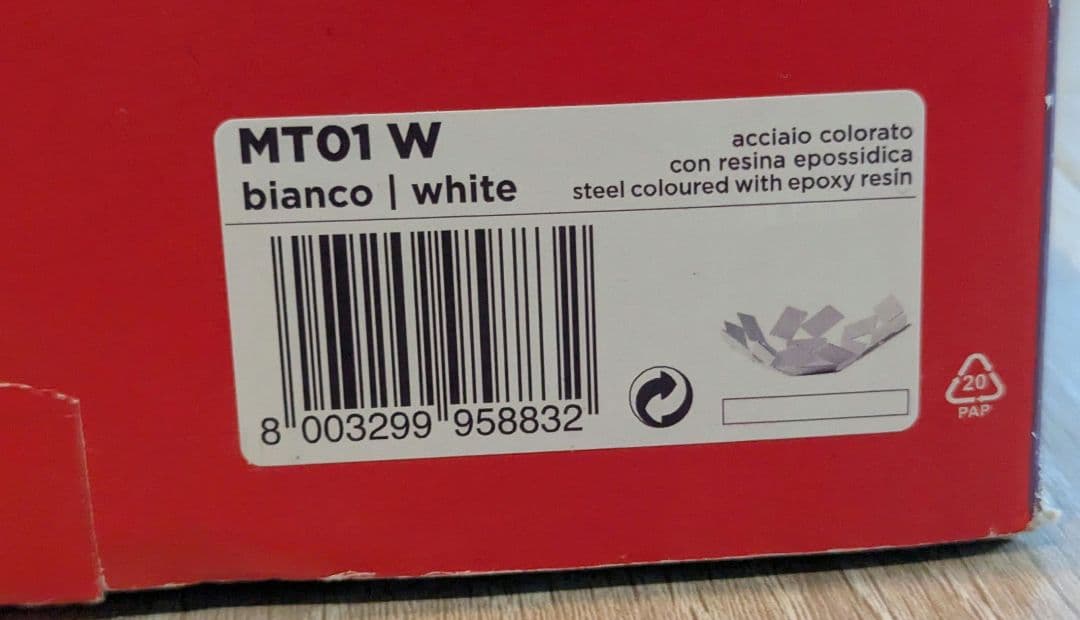 Alessi La Stanza dello Scirocco 白、新品箱傷あり