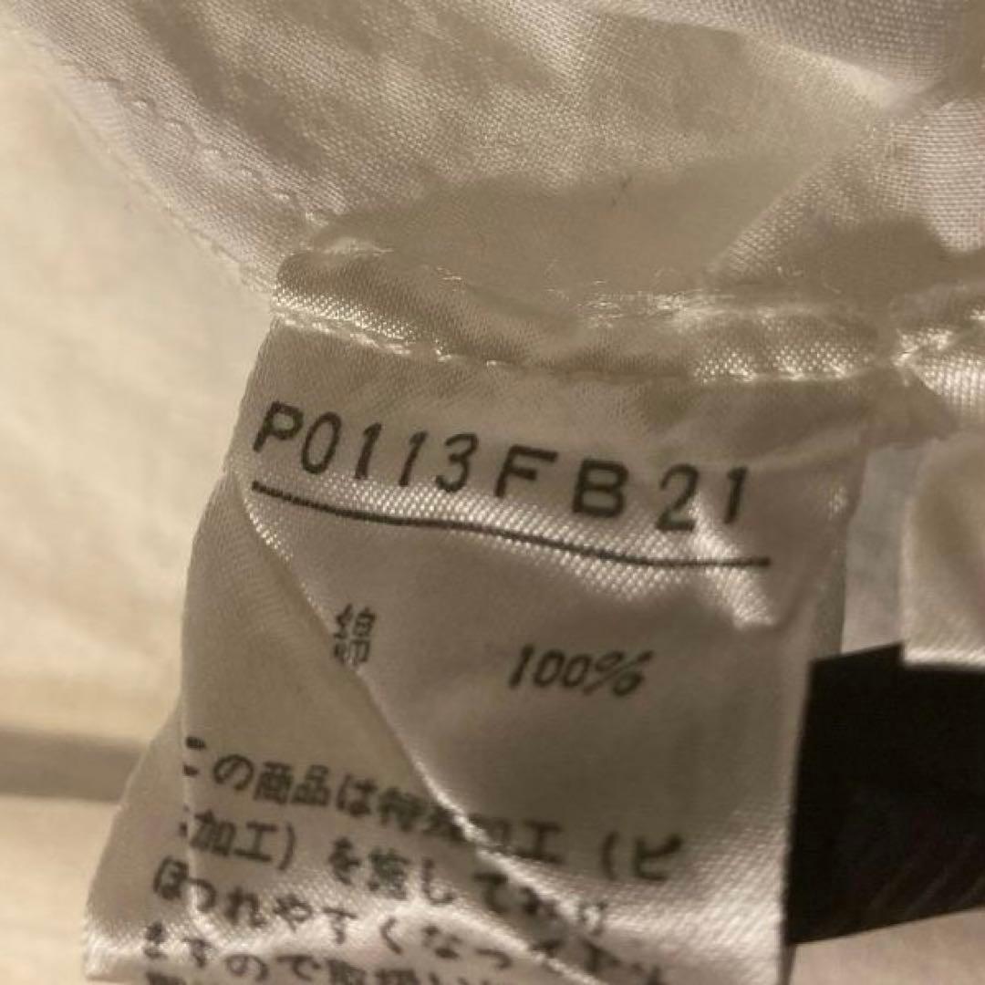 【希少】ピンクハウス　フード付き 半袖ブラウス コットン ピコフリル リボン 白