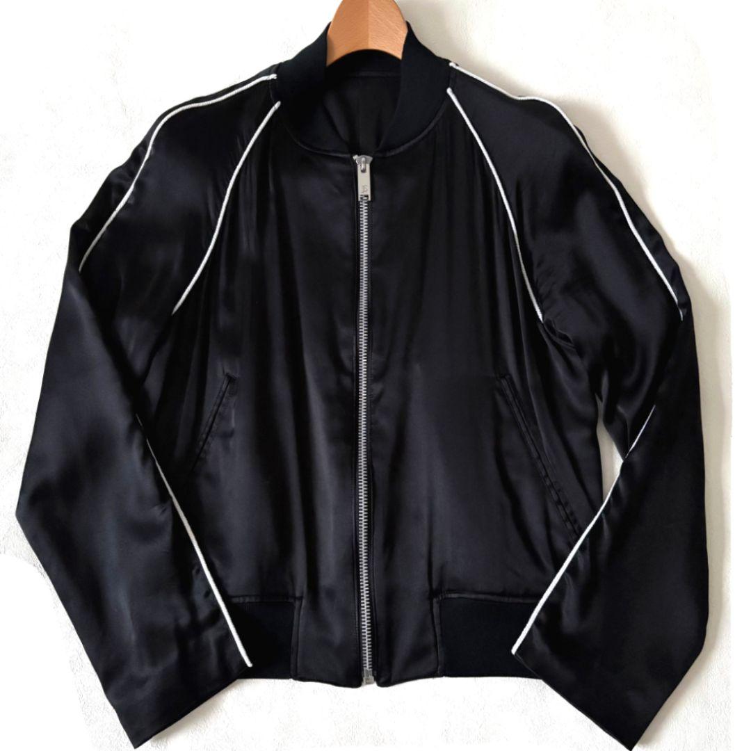 ジョンローレンスサリバン メンズ シルク スカジャン ボンバージャケットブルゾン