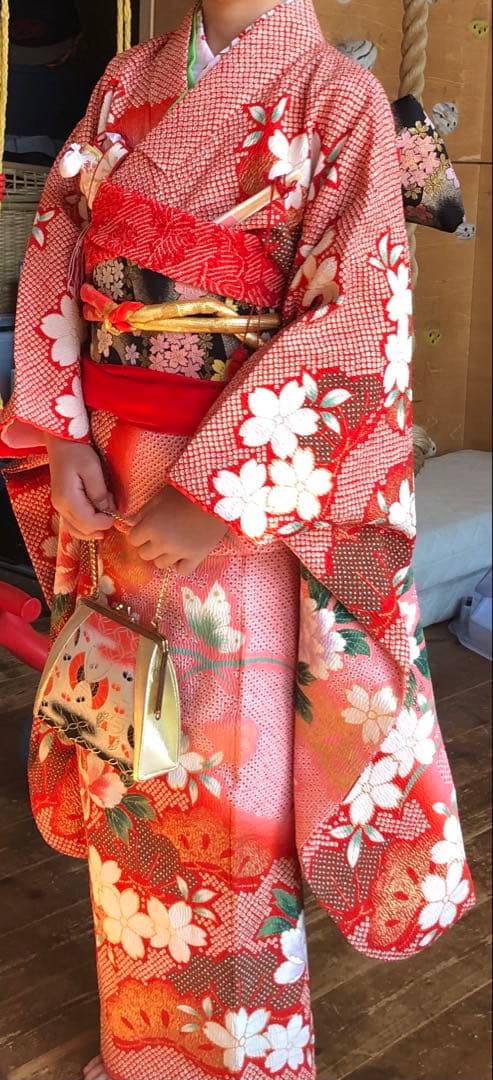 七五三　7歳　着物　草履セット