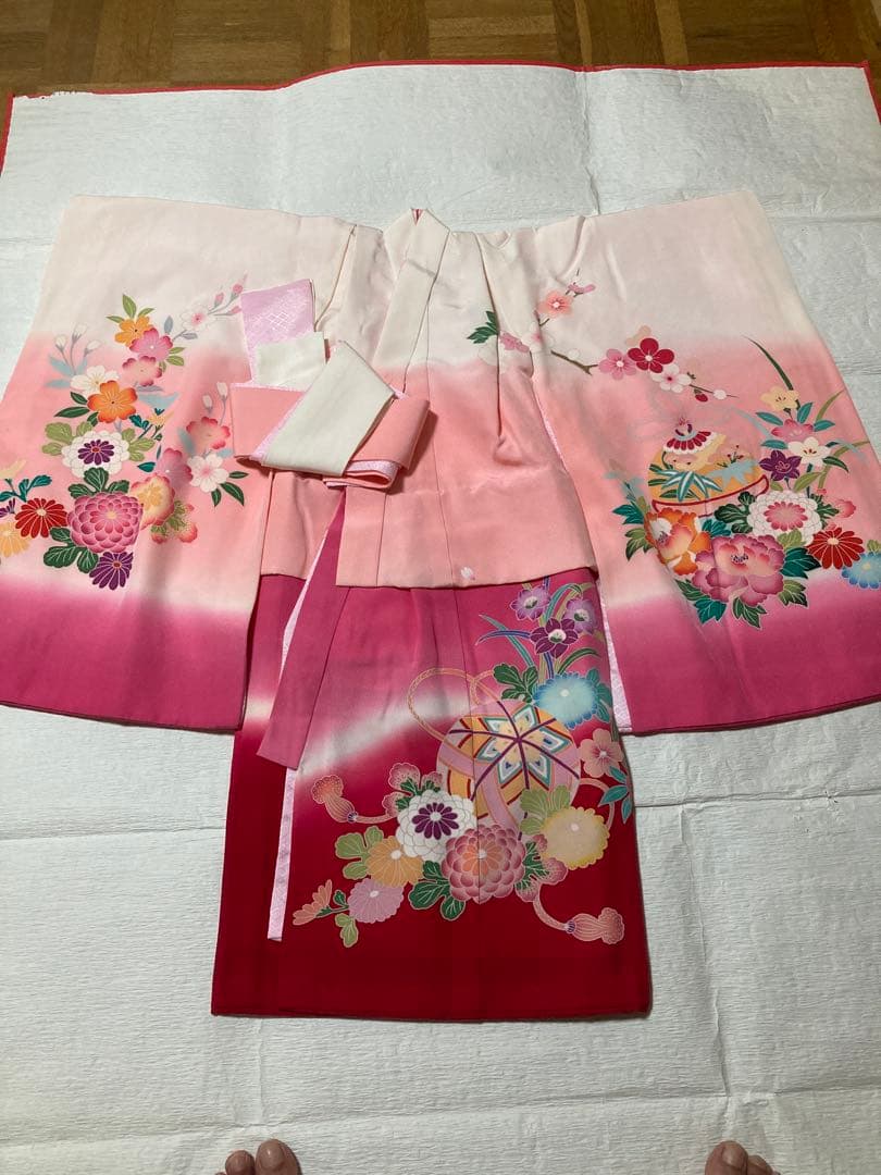 女の子　七五三用　着物