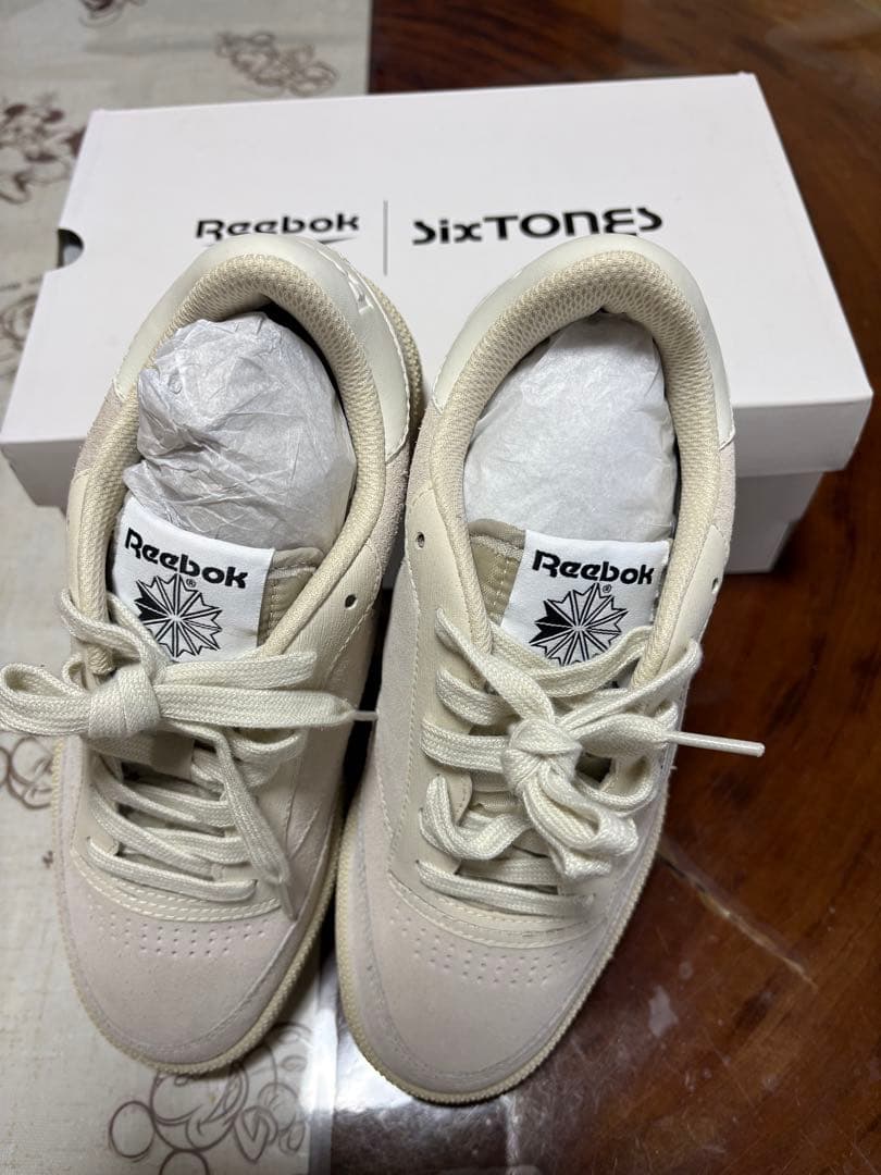 SixTONES Reebok コラボスニーカー 白24.0cm
