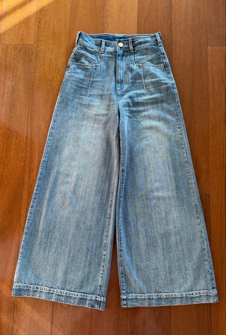 LOULOU WILLOUGHBY アルアバイル　デニムバギーパンツ