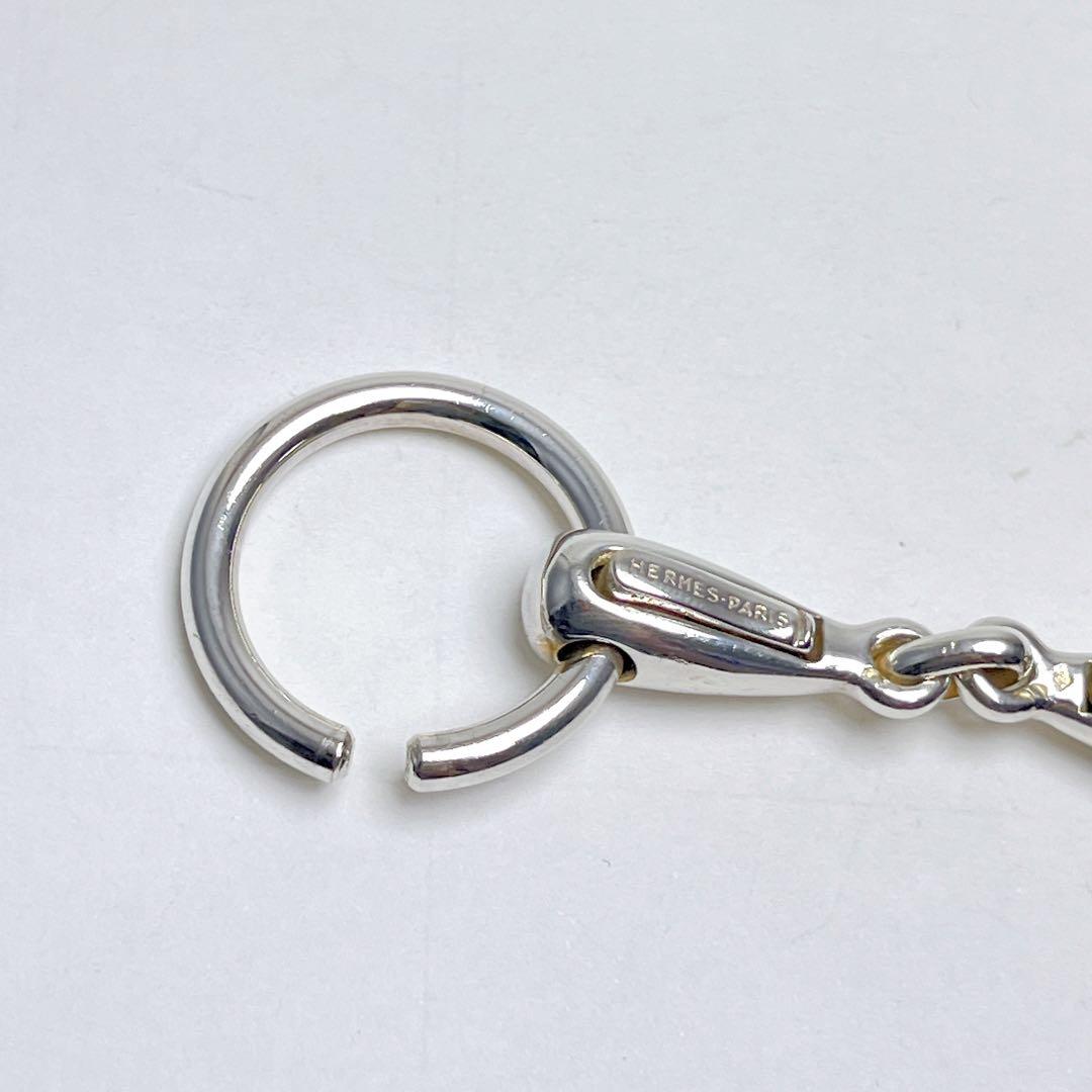 エルメス　ホースビット　ダブル　キーリング　925 ミネルヴァ刻印