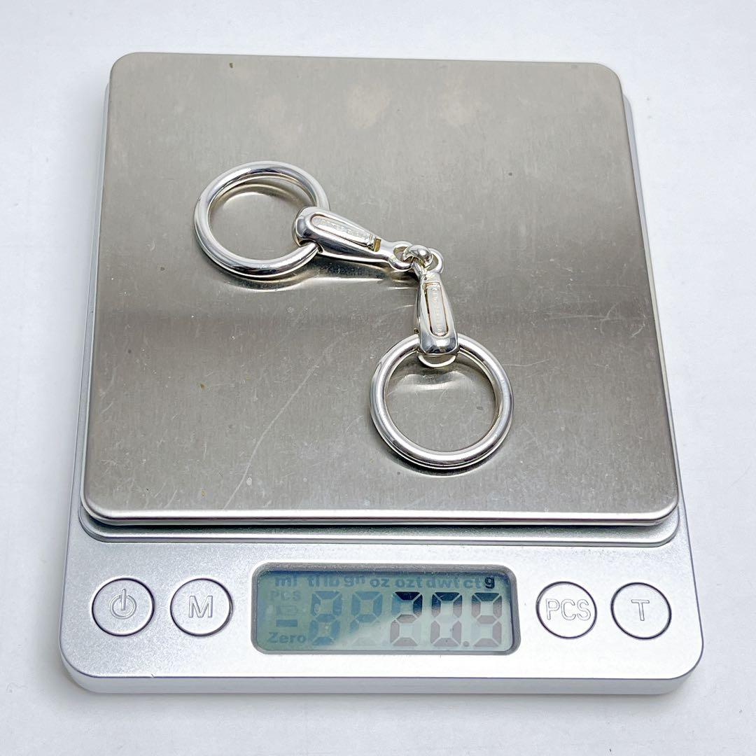 エルメス　ホースビット　ダブル　キーリング　925 ミネルヴァ刻印