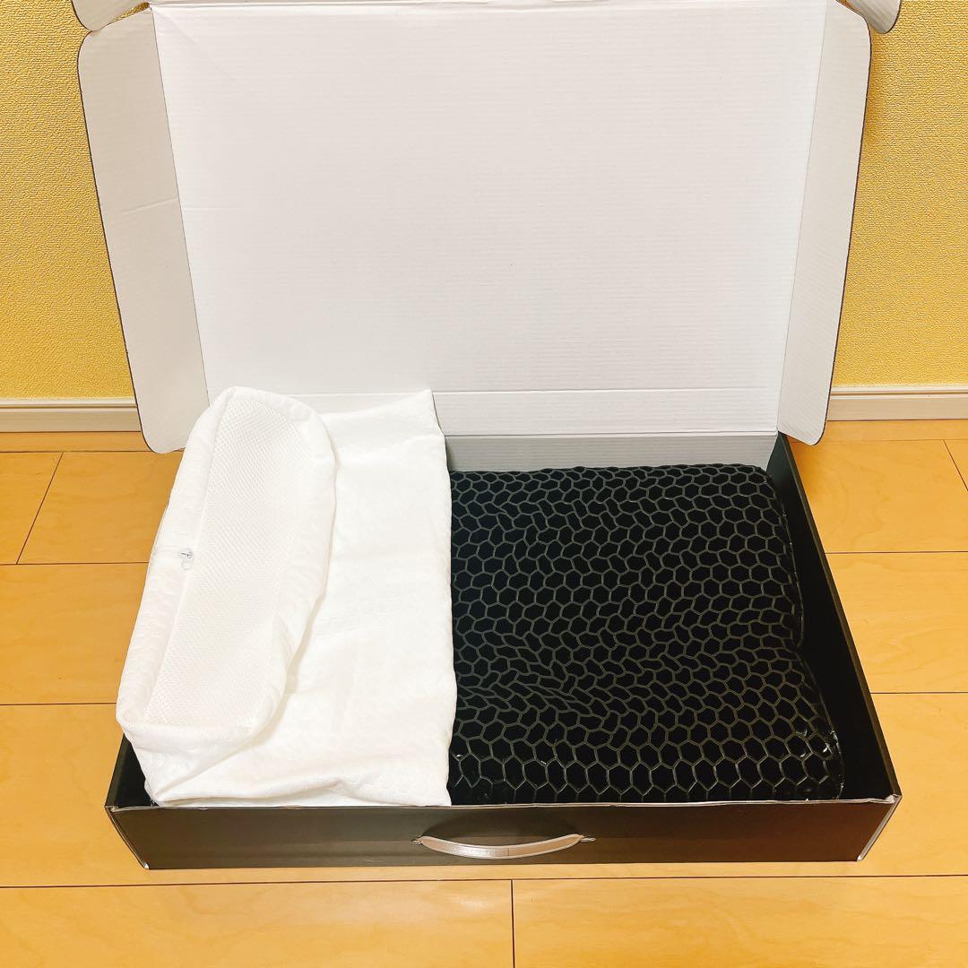 極柔ジェル枕 無重力TPE素材 ハニカム構造　極造　枕カバー付き　2個セット