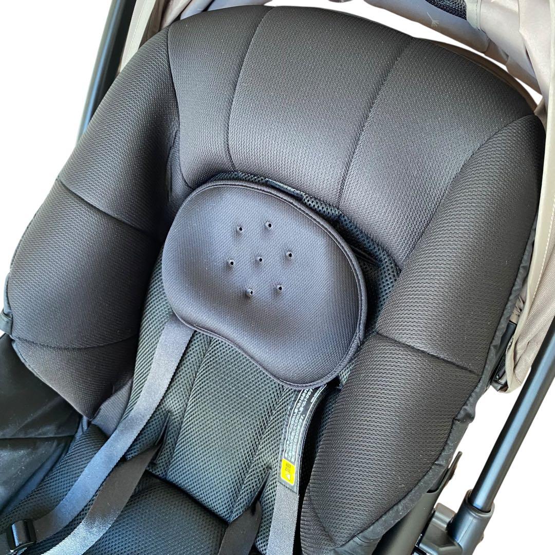 【美品】アップリカ　ベビーカー　カルーンエアメッシュ　両対面　軽量