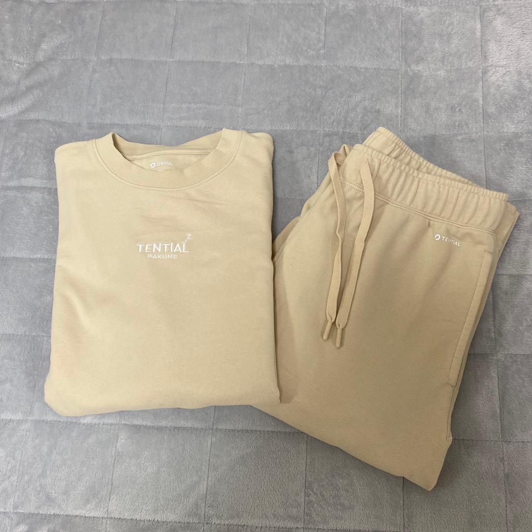 TENTIAL BAKUNE スウェット上下セット M ベージュ