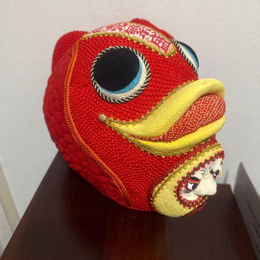 江戸縮緬　目出度い鯛