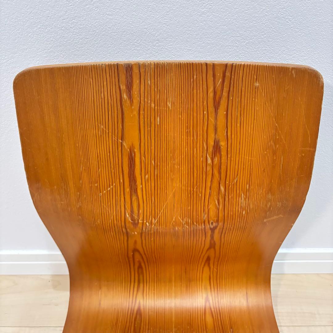 天童木工　曲げ椅子　曲げ座椅子　3脚セット