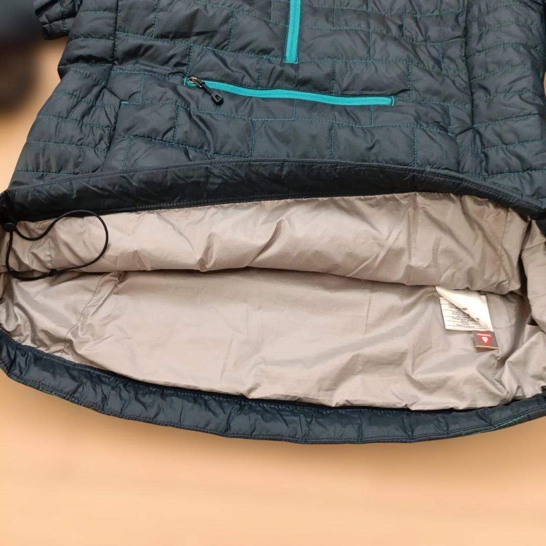 【美品】パタゴニア ナノパフ フーディ プルオーバー W's M 紺色