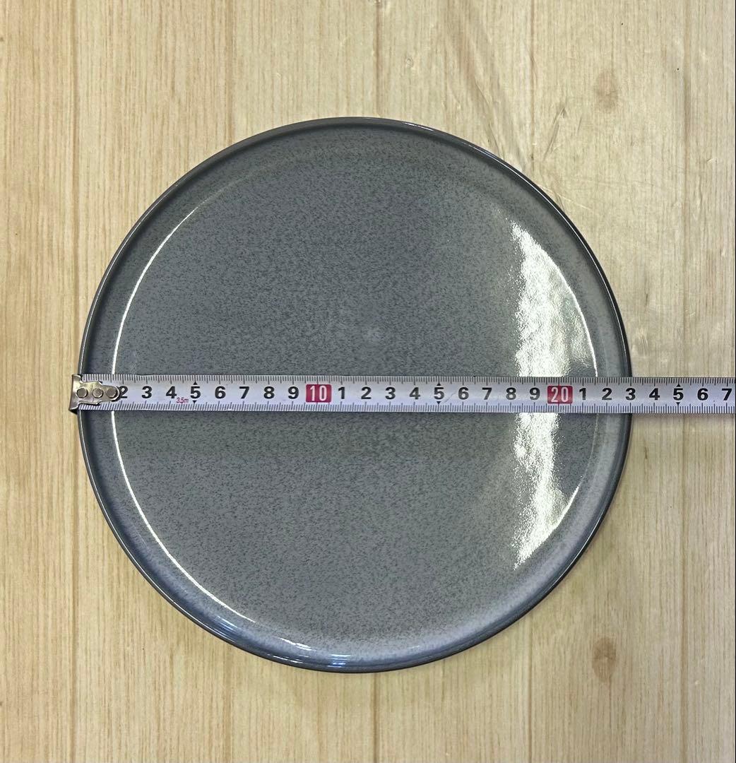 釉変わり23cm浅口切立皿(5枚)