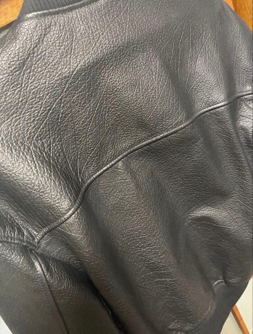 sai　ZARA 本革 ボンバージャケット ブルゾン 革ジャン 美品