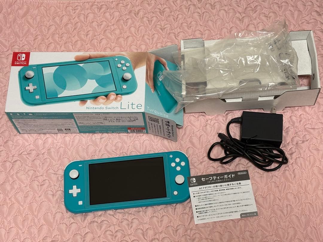 【美品】Nintendo Switch Lite ターコイズ +ソフト