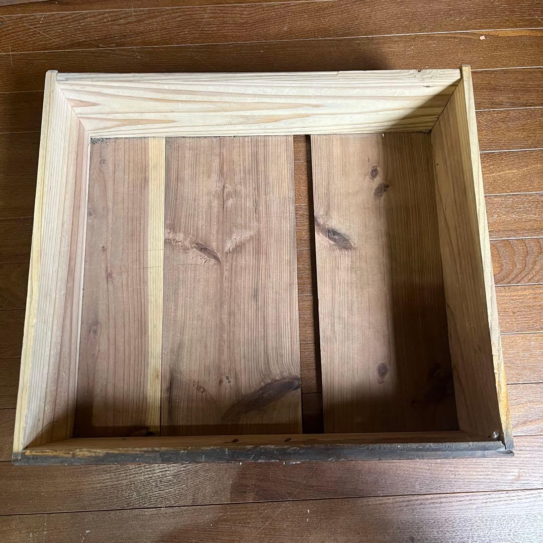 【ジャンク】昭和レトロ 木製 水屋箪笥 小箪笥 引き戸 引き出し 古民家 古家具