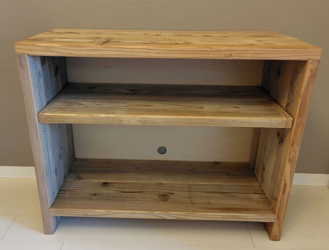 OLD ASHIBA 無塗装 シェルフ セミオーダー 幅860㍉