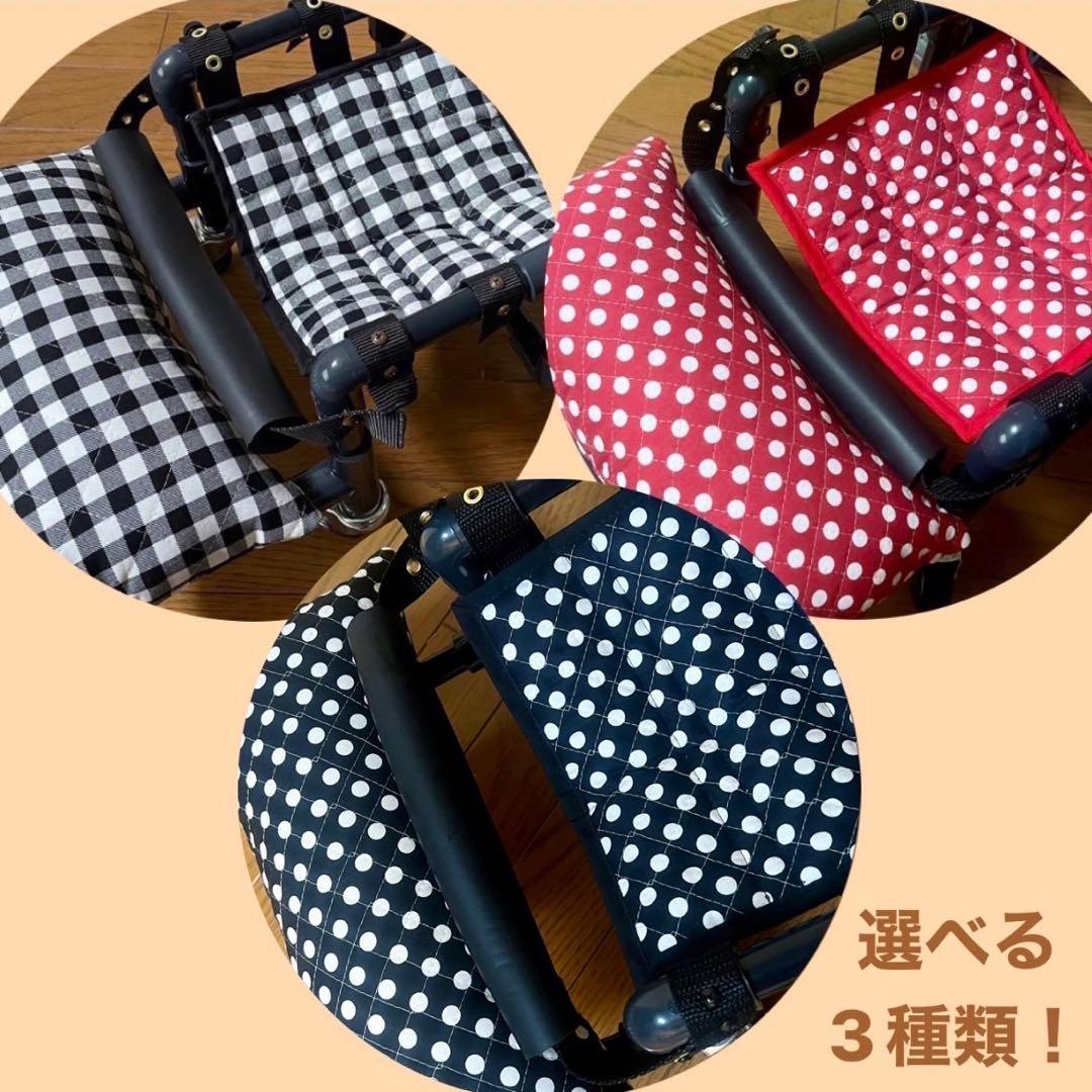 小型犬4輪歩行器　犬用車椅子　介護用　顎のせ枕付き　手押し棒　グル活棒