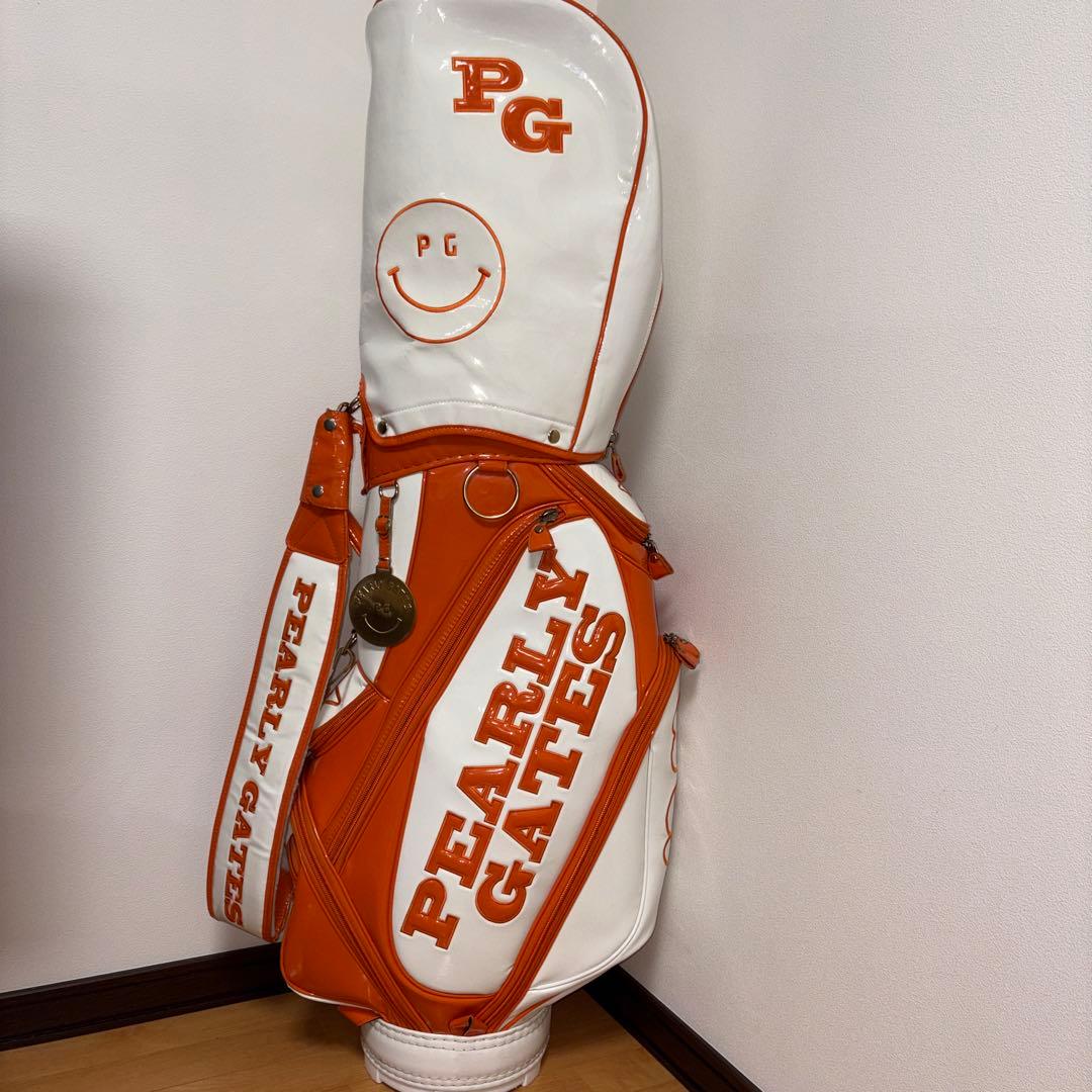 PEARLYGATES パーリーゲイツ9.0型 キャディバッグ（エナメル）