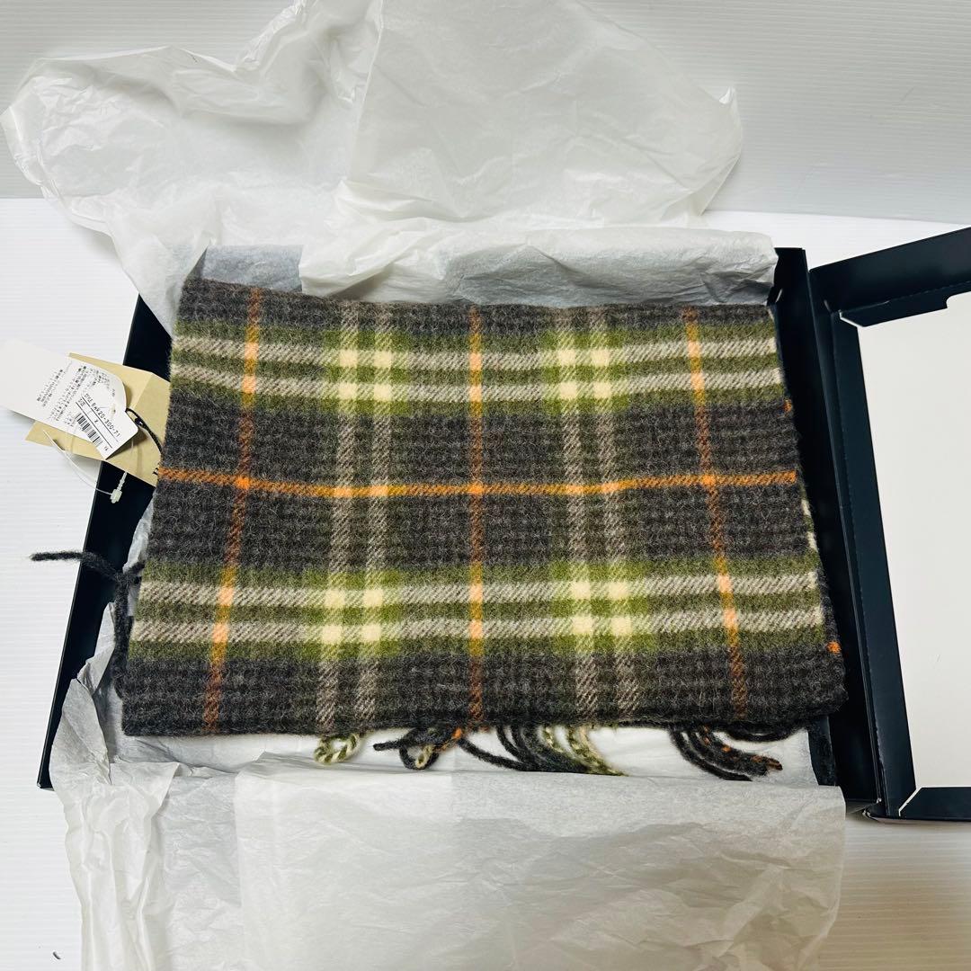 バーバリー　ロンドン　キャメルヘア　100% マフラー　未使用品