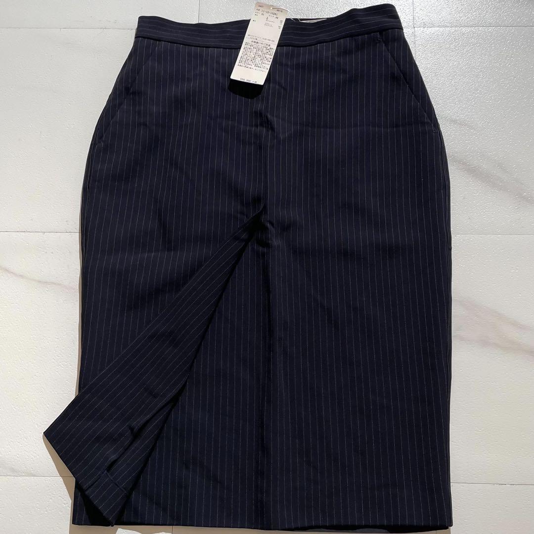 ✨タグ付き大きいサイズ✨マックスマーラ　セットアップスーツ　シルク　ストライプ