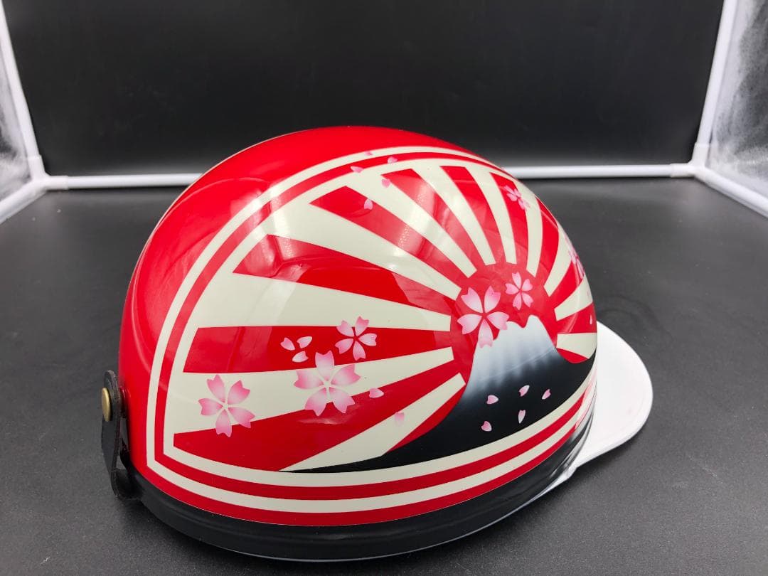 コルク半　カスタム　富士日章　　三つボタン　赤白　桜　高級クリヤ送料無料