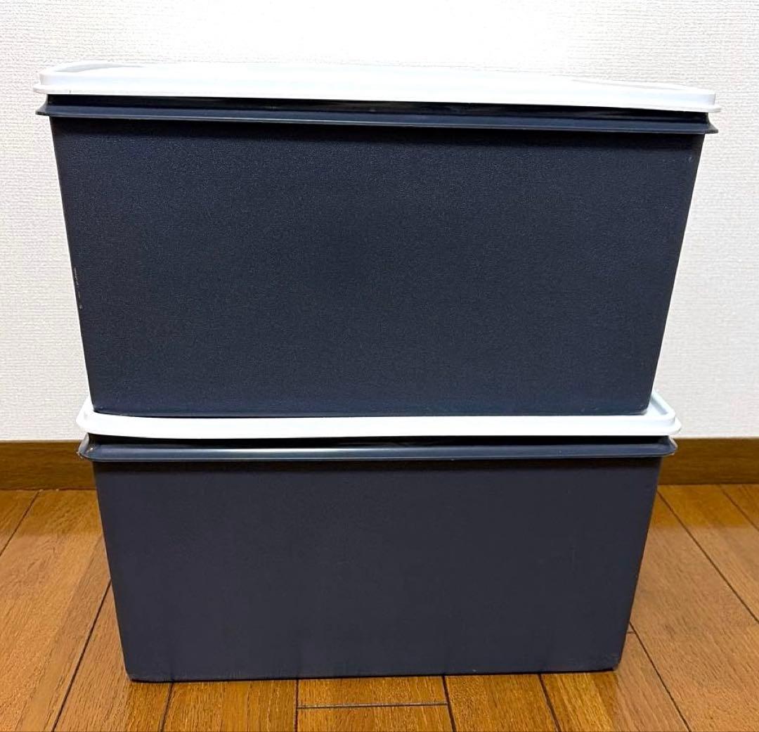 美品　タッパーウェア ディープスーパーケース 2個セット