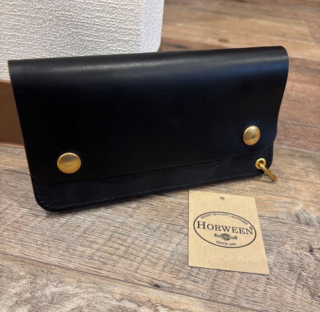 クロムエクセル　トラッカーウォレット　ホーウィン　長財布