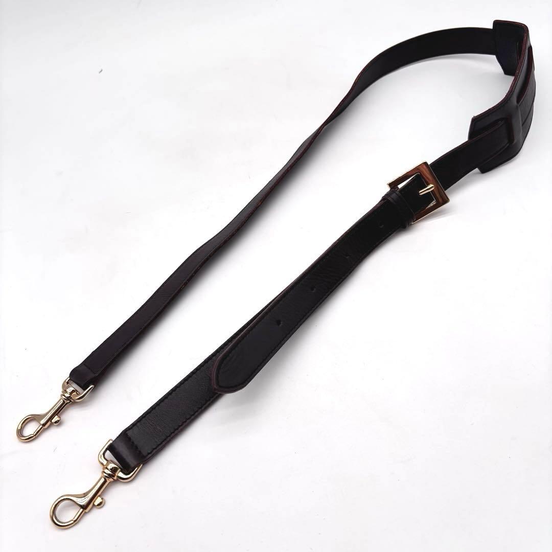 ✨希少✨アニヤハインドマーチ　ボストンバッグ　2way　リボン柄　総柄　ブラウン