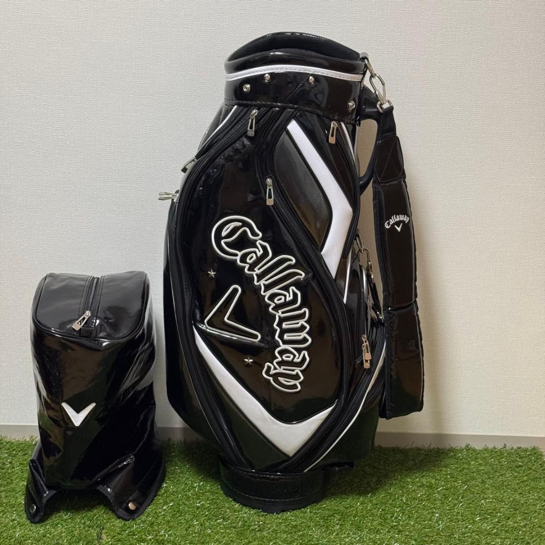 Callaway キャロウェイ キャディバック ゴルフバッグ エナメル