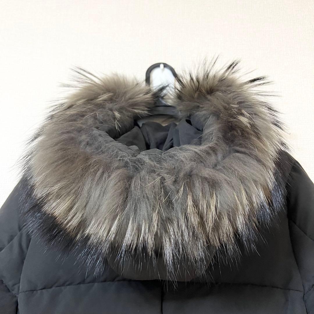 mpooh801様☆La MODE ファー付きロングダウンジャケット サイズ40