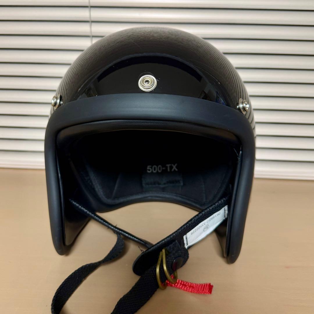 極小帽体　500-TX ジェットヘルメット 【装飾品】 ブラック　Lサイズ