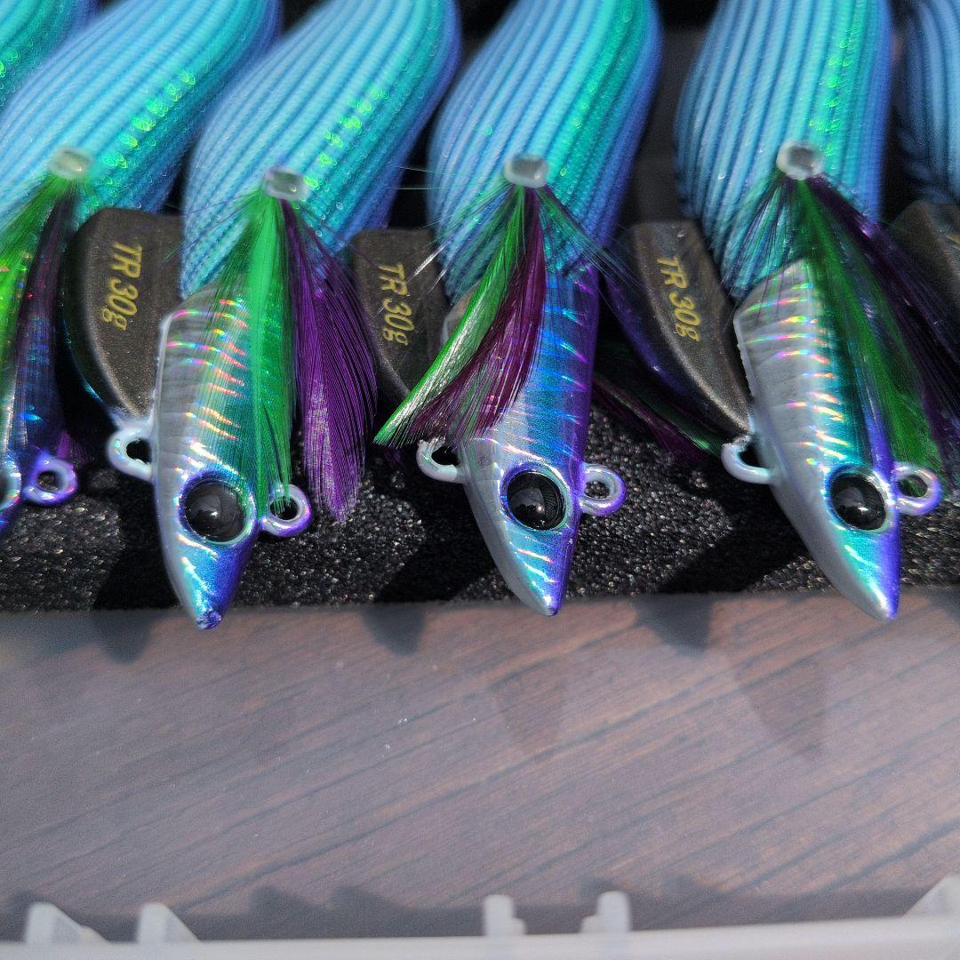 ダートマックス　TR tr パープル　ボーダー　グリーン　１０個 最後の出品