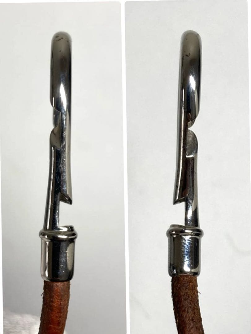 良品　エルメス　アタメ　チョーカー　2連ブレスレット　シルバー金具 箱付き