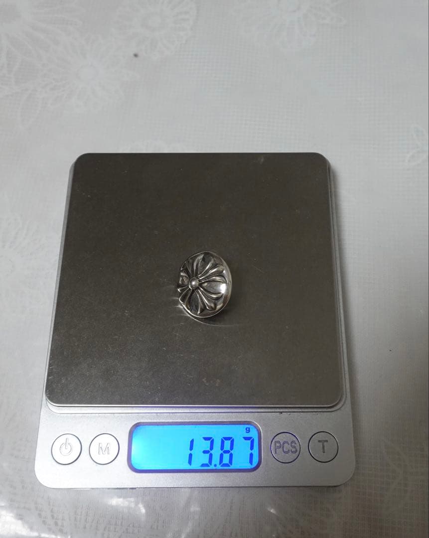 【美品】CHROME HEARTS クロムハーツクロスボールシルバー925正規品