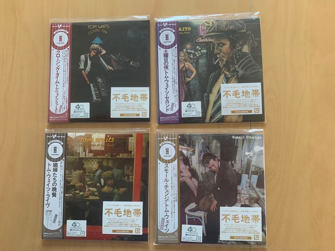 トム・ウェイツ 紙ジャケット初期7タイトルセット 美品