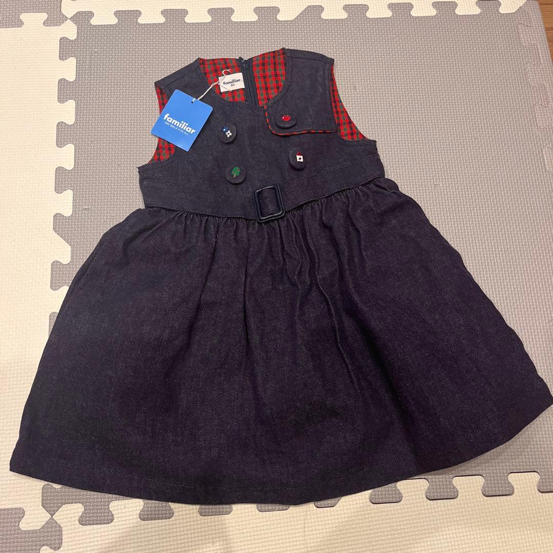 さ*な様 未使用品⭐︎ファミリア　ジャンパースカート