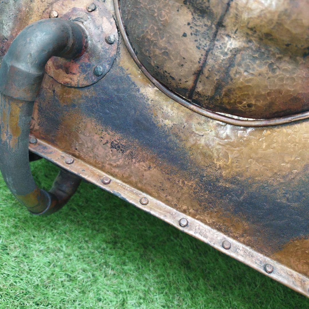 無骨 傘立て 銅製 アンティーク品