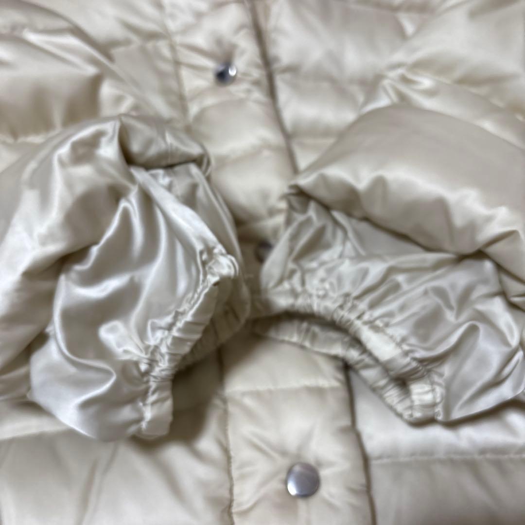 【レリアン】ダウンコート☆ダウン90%☆日本製生地☆オフホワイト ベージュ