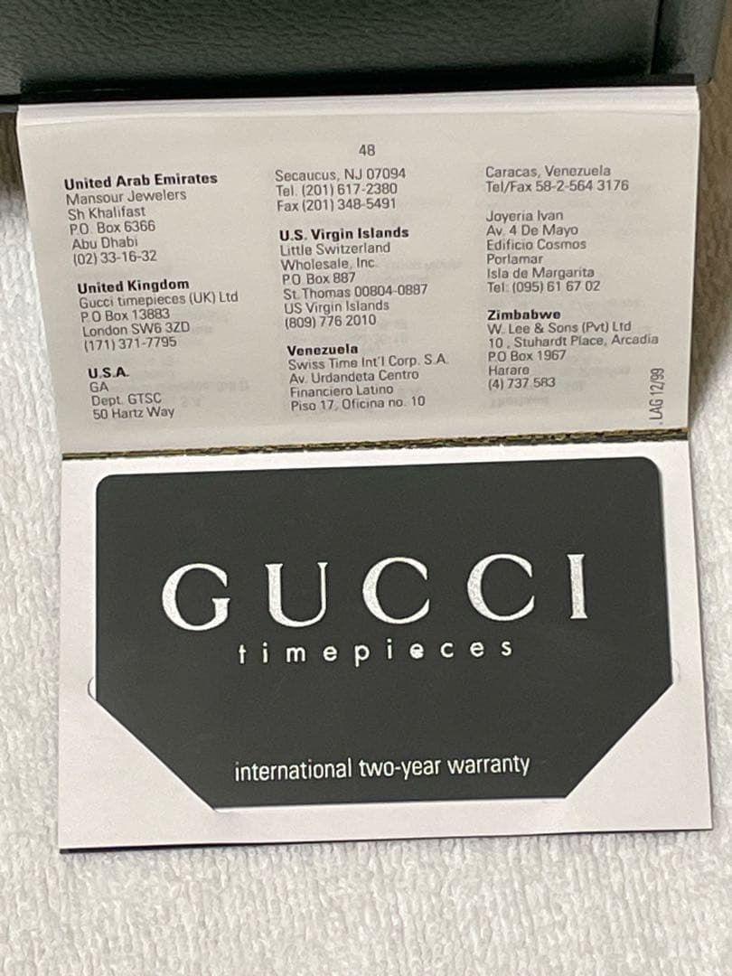 GUCCI アナログ腕時計 カラーチェンジリング付き　シルバー