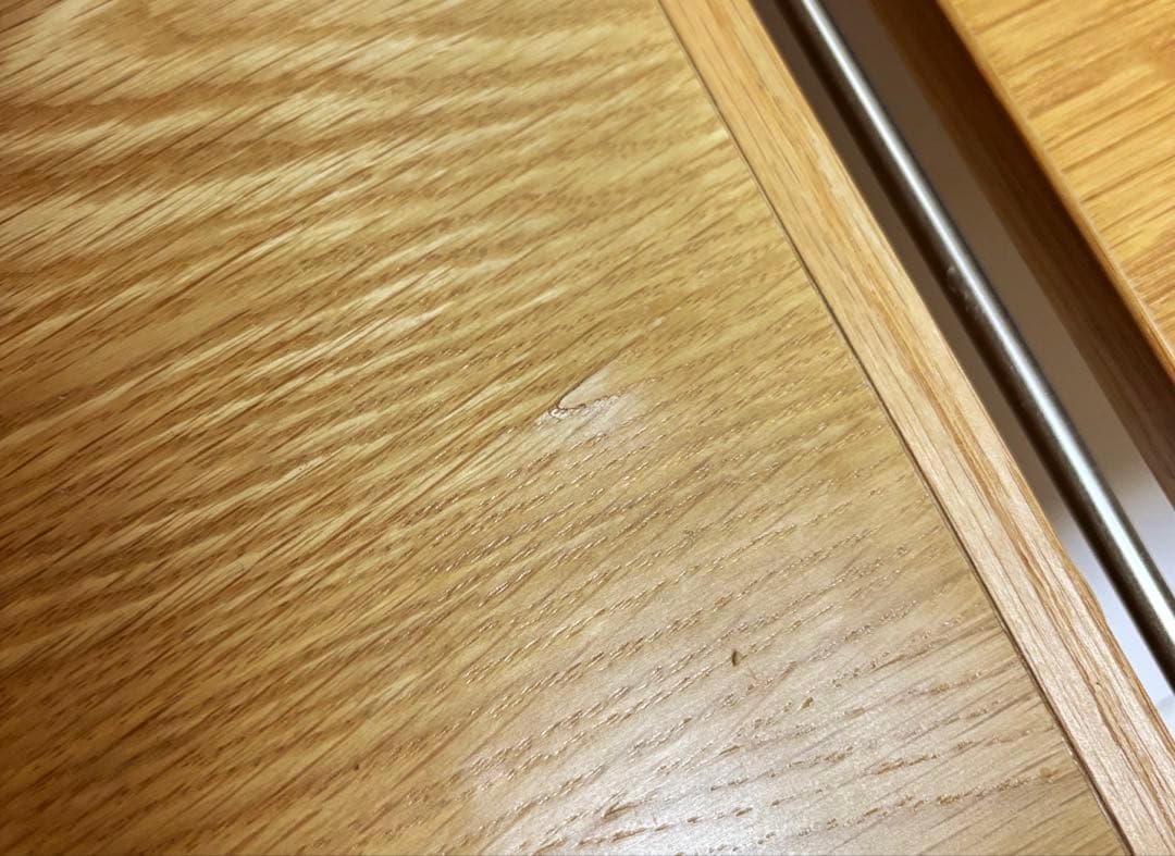 無印良品　ステンレスユニットシェルフ　オーク材棚セット　ワイド　大　引き出し付