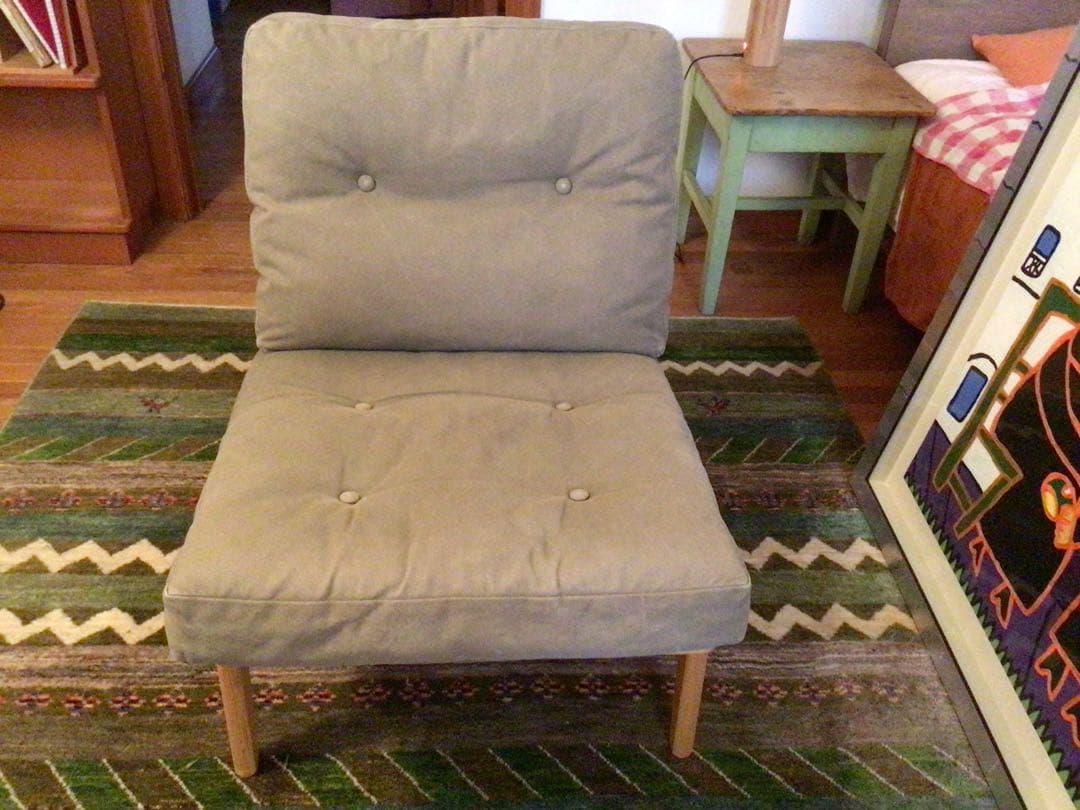 ⭕️⭕️マルニ60 1人掛けソファオークフレーム 帆布製⭕️⭕️